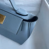 24/24 (MINI) EVERCOLOR & SWIFT LEATHER BLEU LIN WITH GOLD HARDWARE (GHW)