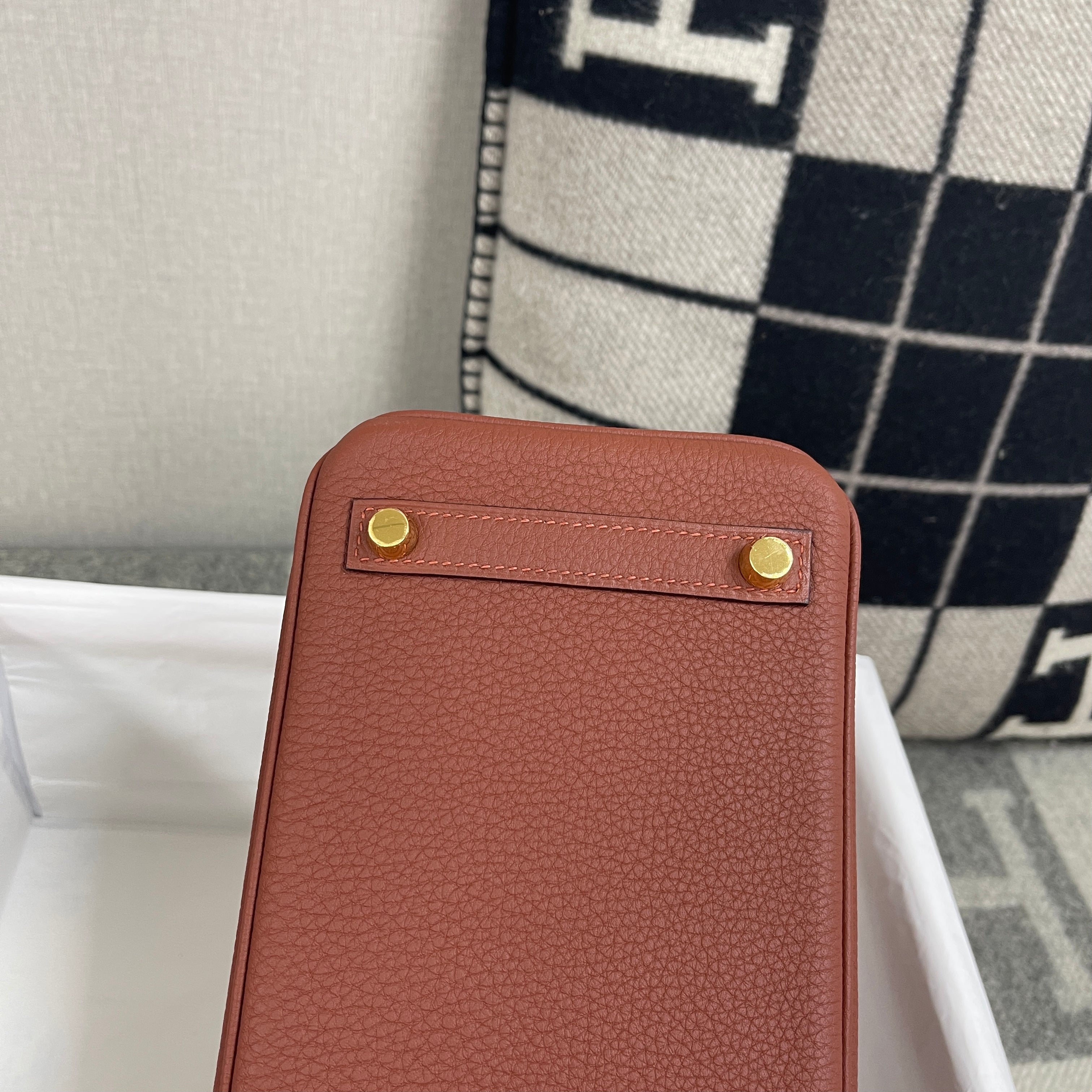 BIRKIN 25 TOGO LEATHER CUVIER WITH GOLD HARDWARE (GHW)