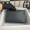 KELLY POCHETTE SWIFT LEATHER NOIR (BLACK) WTH GOLD HARDWARE (GHW)