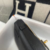 KELLY POCHETTE EPSOM LEATHER NOIR (BLACK) WITH GOLD HARDWARE (GHW)