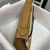 KELLY POCHETTE SWIFT LEATHER SESAME WITH PALLADIUM HARDWARE (PHW)
