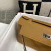 KELLY POCHETTE SWIFT LEATHER SESAME WITH PALLADIUM HARDWARE (PHW)