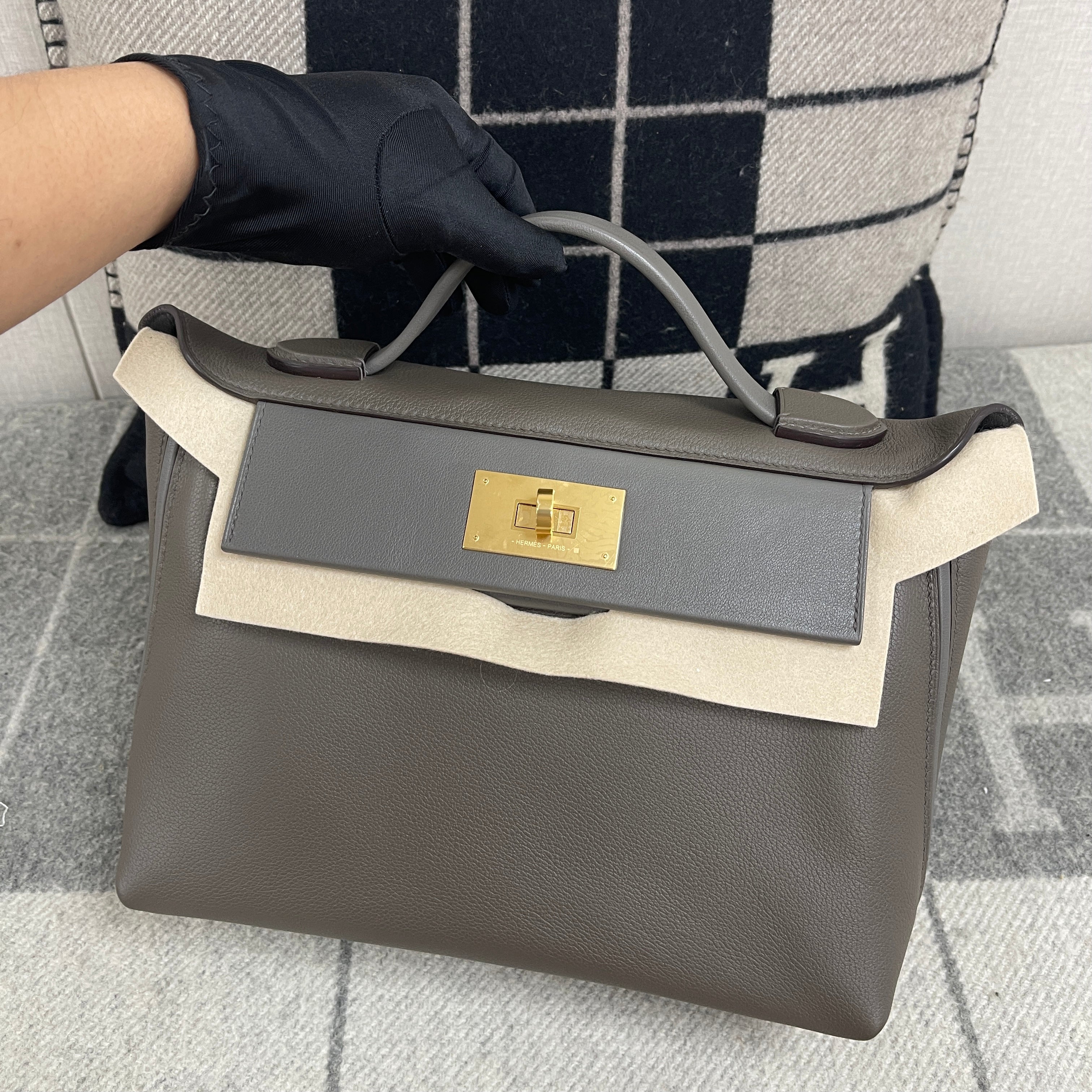 24/24 (29) TOGO & SWIFT LEATHER ETAIN WITH GOLD HARDWARE (GHW)