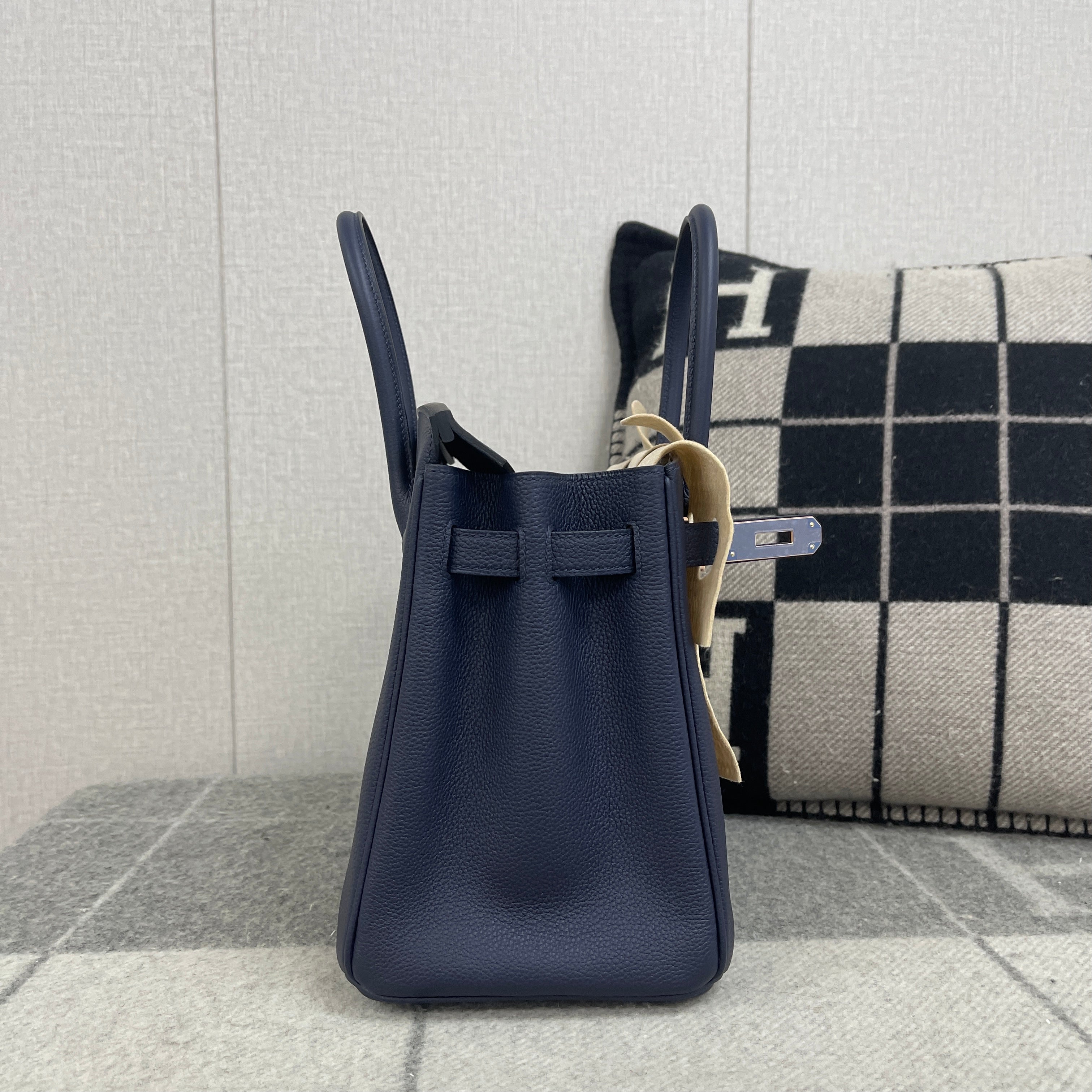 BIRKIN 30 TOGO LEATHER BLEU NUIT WITH ROSE GOLD HARDWARE (RGHW)