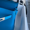 KELLY 25 SWIFT LEATHER BLEU FRIDA WITH PALLADIUM HARDWARE (PHW)